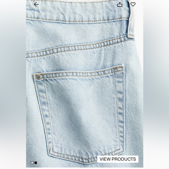 Hm light blue denim long skirt - Picture 2 of 12